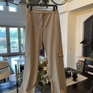 St. John Sport Women's Tan Cargo Pants